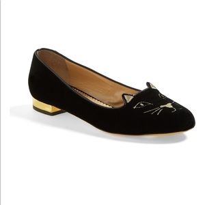 Charlotte Olympia “Kitty” Flats Black 41 (11)